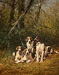 Five Hounds at Rest