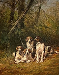 Five Hounds at Rest